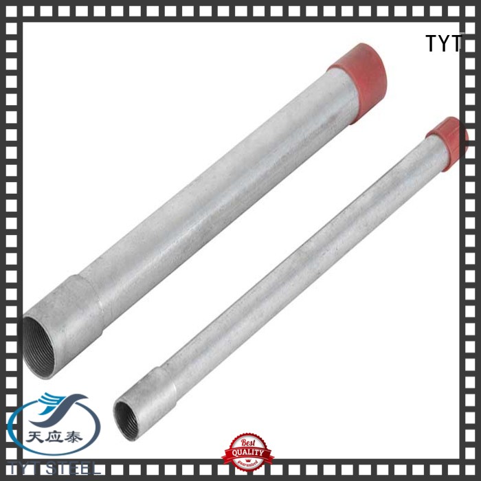 TYT top rated threaded steel pipe company for construction