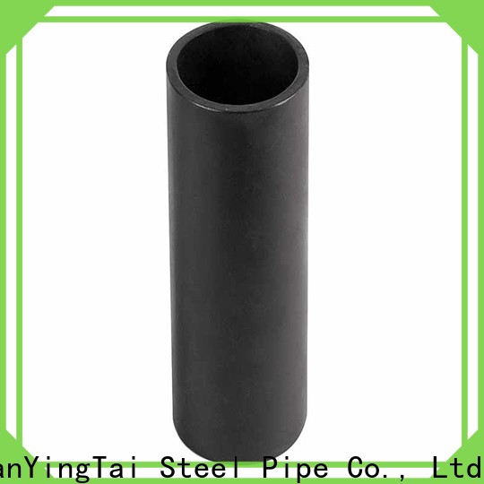 top black steel pipe with good price for construction structure