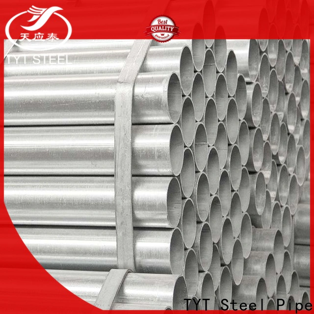 TYT steel galv pipe with good price for building