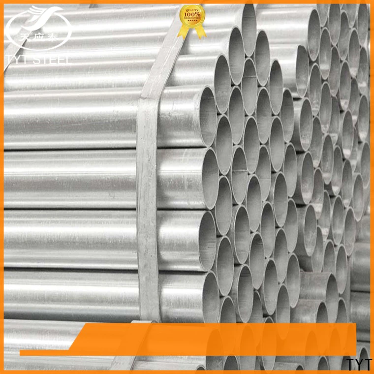 TYT galvanized black steel pipe supplier for construction structure