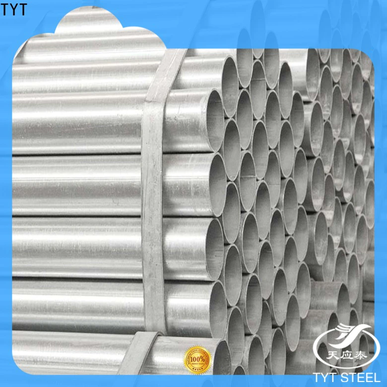 TYT hot galvanized steel pipe suppliers bulk production