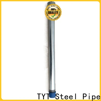 TYT hot selling threaded steel pipe suppliers for construction