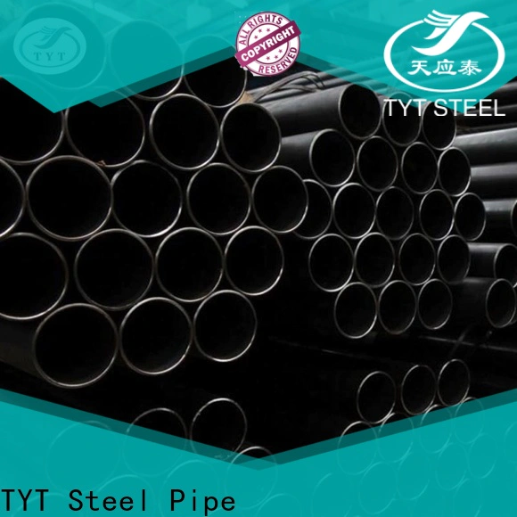 TYT black steel tube with good price for promotion