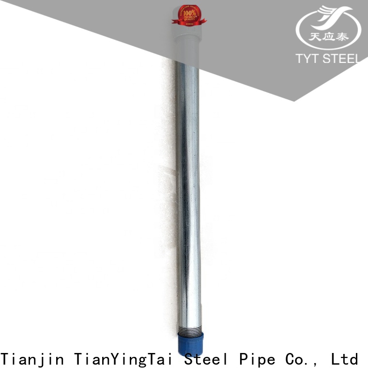 TYT latest threaded steel pipe factory direct supply bulk production