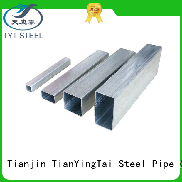 TYT popular galvanized square pipe supply for gasoline and oil lines