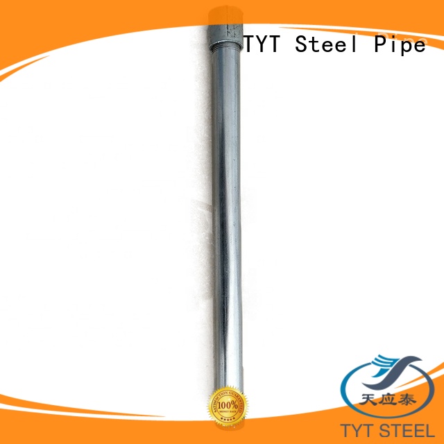TYT popular threaded steel pipe from China for construction