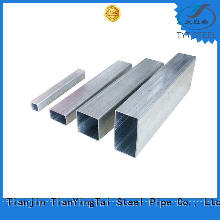 high quality galvanized steel tube square company for industry